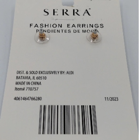 Serra Jewelry Serra Aldi Christmas Nutcracker Earrings Brand New In